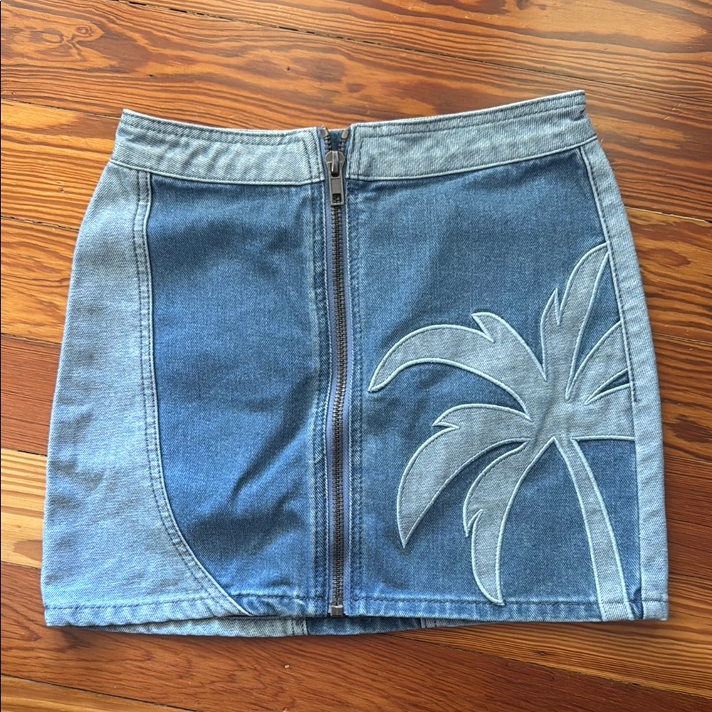 Nasty Gal Blue Mini Pencil Skirt with Cut Out Design for Casual Wear